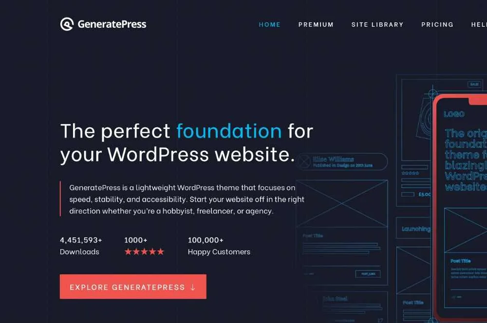 Descubre la plantilla GeneratePress — Digitalvar