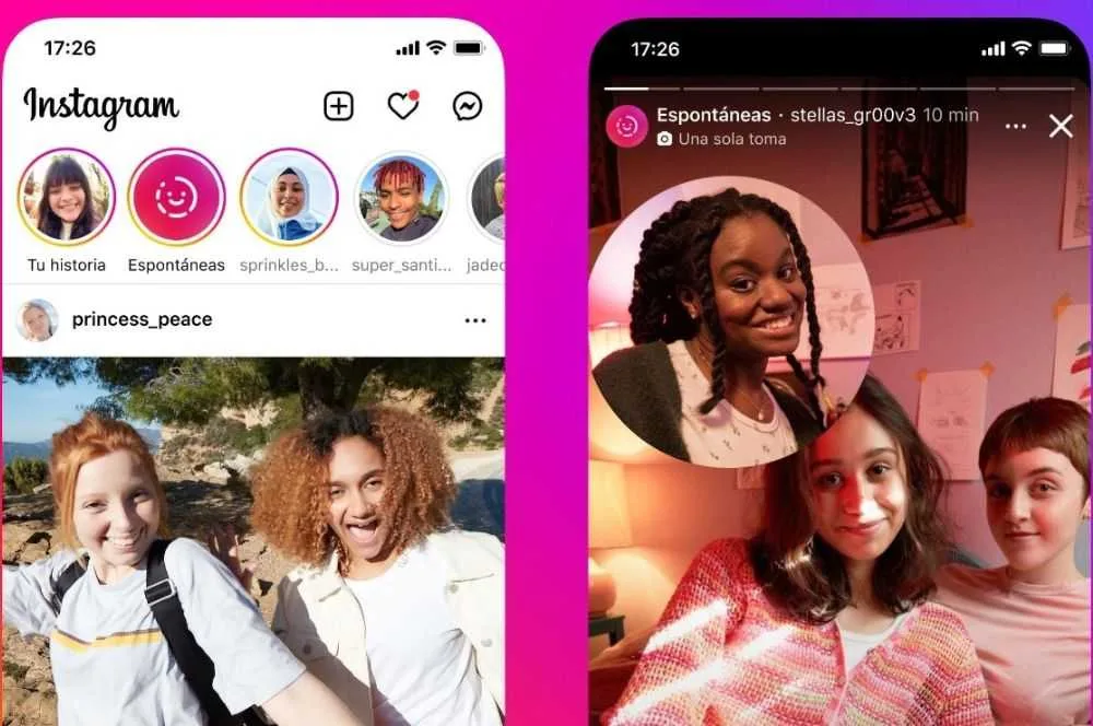 espontáneas de instagram
